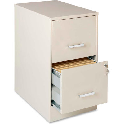 Lorell® 22" Deep 2-Drawer File Cabinet, Stone