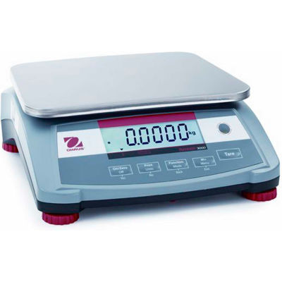 Ohaus® Ranger 3000 Compact Digital Counting Scale 60lb x 0.001lb 11-13/16" x 8-7/8" Platform