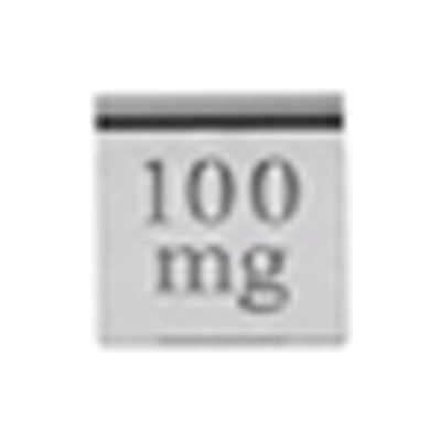 Ohaus 100mg Cylindrical Weight Stainless Steel OIML Class F1