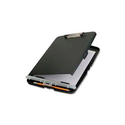 Officemate® Slim Clipboard Storage Box, 14" x 1-1/2" x 10-1/2", Charcoal