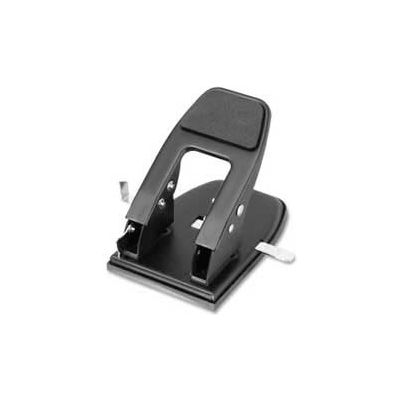 Officemate® Heavy-Duty Two-Hole Punch, 50 Sheet Capacity, Black