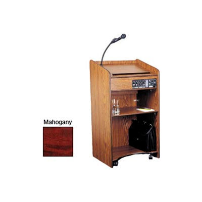Floor Sound Podium / Lectern - Mahogany