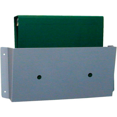 Omnimed® Medium Wall Pocket, 14"W x 7"H, Anodized Aluminum