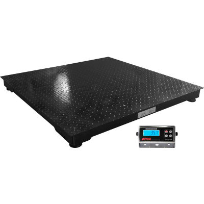 Optima 916 Series Heavy Duty Pallet Scale W/LED Indicator, 4'x4', 5,000 lb x 1 lb