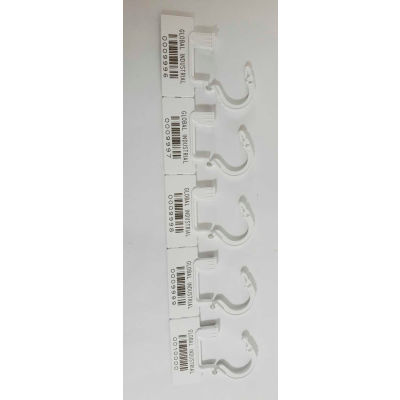 Global Industrial One Piece Padlock Seal, White, 100/Pack