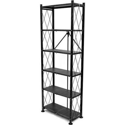 Origami 6-Tier Book Shelf for sale online RB-OTM-BLA Black 