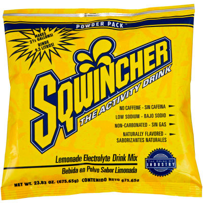Sqwincher Instant Powder Mix - Lemonade, 23.83 oz., 32/Carton
