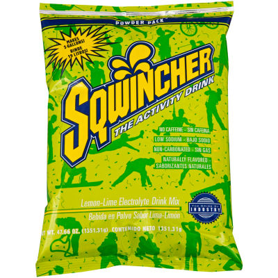 Sqwincher Instant Powder Mix - Lemon-Lime, 47.66 oz. 16/Carton