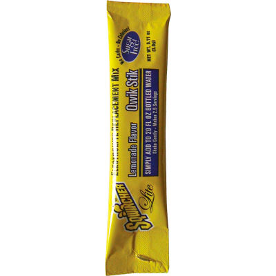 Sqwincher Zero Qwik Stik Sugar Free, Lemonade, 0.11 oz., 500/Carton