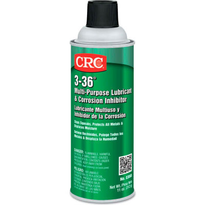 CRC 3-36 Multi-Purpose Lubricant & Corrosion Inhibitor - 16 oz Aerosol Can - 03005 - Pkg Qty 12