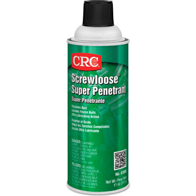 CRC Screwloose Super Penetrants - 11 oz - Aerosol Can - 03060 - Pkg Qty 12