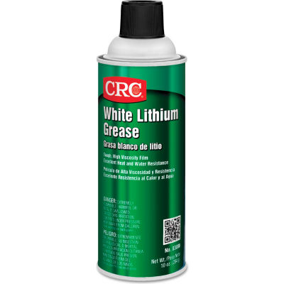 CRC White Lithium Grease - 16 oz Aerosol Can - NLGI Grade 2 - 03080 - Pkg Qty 12
