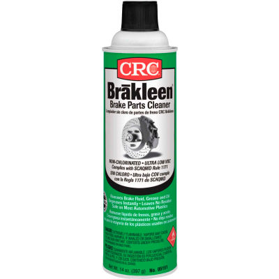 CRC Brakleen Non-Chlorinated Brake Parts Cleaners-14 oz Aerosol Can - Very Low VOC - 05151 - Pkg Qty 12
