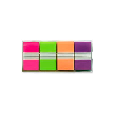 Post-it® Flags, 1" Wide, Bright Colors, 80 Flags/Dispenser, 2 Dispensers/Pack