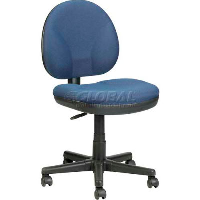 Eurotech OSS Task Chair - OSS400BU - Blue Fabric - Armless Arms