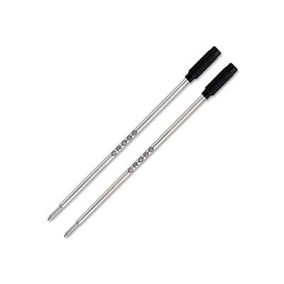 Cross® Universal Ballpoint Pen Refill, Fine, Black Ink, 2/Pack