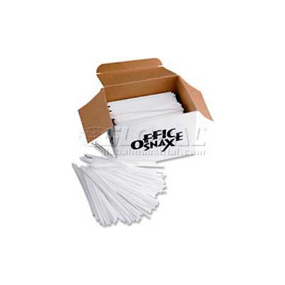 Office Snax OFXSTR5 - Stirrers, 5"L, Plastic, 1,000/Box, White
