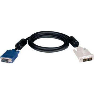 Tripp Lite DVI to VGA Monitor Cable, High Resolution Cable with RGB Coax (DVI-A to HD15 M/M), 6-ft.