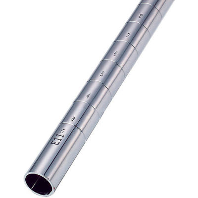 Nexel® P63C Chrome Post 63"H Leveler Installed - 2 Pack