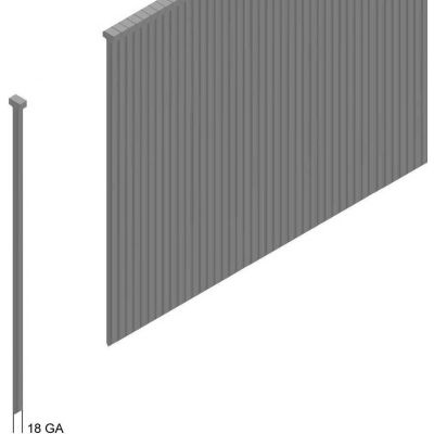 18 Gauge Straight Finish Brad Nail - 1-1/2" Length - Galvanized Steel - Pkg of 25000