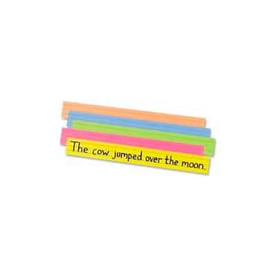 Pacon® Peacock Sentence Strips, 3" x 24", Super Bright, 100 Cards/Pack