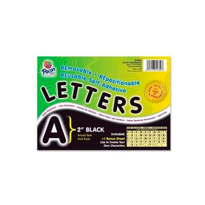 Pacon® 2" Self-Adhesive Letters, Black, 159 Characters/Set