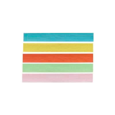 6 Packs Assorted 5 Colors Rainbow PAC73400BN Kraft Sentence Strips 1-1/2 Ruled 3 x 24 100 Strips Per Pack 