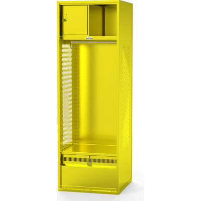 Penco® Fully Framed Stadium® Locker W/Shelf & Security Box, 24Wx21Dx72H, Blue, Unassembled