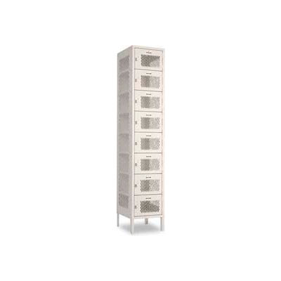 Penco 6A395-056 Invincible II Locker, 8 Tier Basic Unit, 12"W x 15"D x 9"H, Sunburst