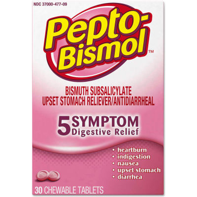 Pepto-Bismol™ Chewable Tablets, Original Flavor, 30/Box