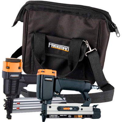 Freeman 2-Piece Finishing & Trim Kit PPPBRCK, Includes Nails & Canvas Storage Bag