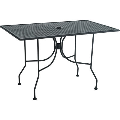 Premier Hospitality Furniture 30" x 48" Rectangular Table Black With Butterfly Legs