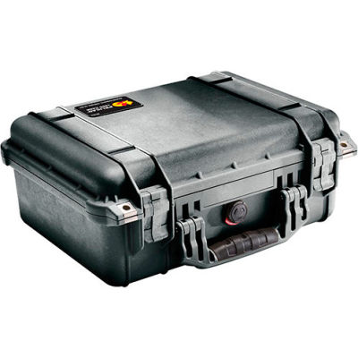 Pelican 1450 Watertight Medium Case With Foam 14-11/16" x 13" x 6-13/16", Black