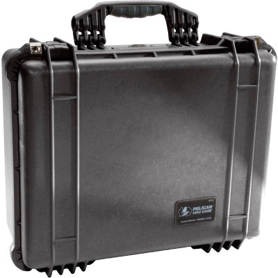 Pelican 1550 Watertight Medium Case With Foam 20-11/16" x 17-3/16" x 8-3/8", Black