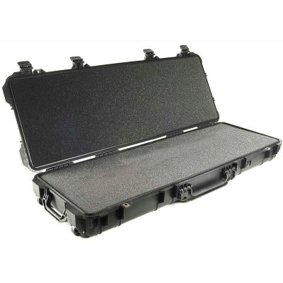 Pelican 1720 Watertight Rifle Case With Foam 42" x 16" x 6-1/8", Black