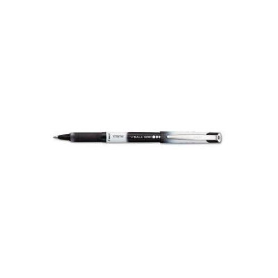 Pilot VBallpoint Grip Liquid Ink Stick Roller Ball Pen, Black Ink, 12/Pack