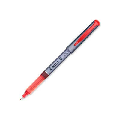 Pilot® V Razor Point Marker Pen, Extra Fine, Red Ink, Dozen