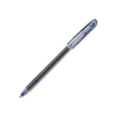 Pilot® Neo-Gel Rolling Ball Pen, Non-Refillable, Clear Barrel, 0.7mm, Blue Ink, Dozen