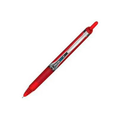 Pilot® Precise V7RT Retractable Roller Ball Pen, Red Ink, .7mm, Dozen