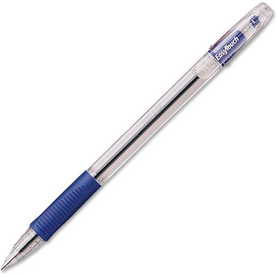 Pilot® EasyTouch Ballpoint Pen, Refillable, Medium, Blue Ink, Dozen