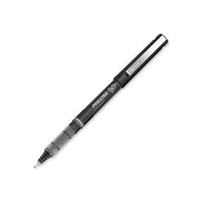 Pilot® Precise V7 Rolling Ball Pen, Non-Refillable, Fine, 0.7mm, Black Ink, Dozen