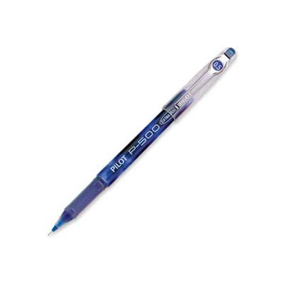 Pilot® Precise P-500 Gel Rollerball Pen, Extra Fine, 0.5mm, Blue Barrel/Ink, Dozen