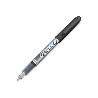 Pilot® Varsity Disposable Fountain Pen, Medium Point, Black Ink, 1 Each