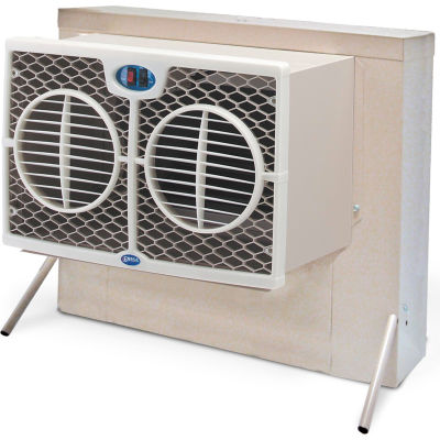 evaporative cooler window slim brisa coolers swamp line residential globalindustrial fans hvac