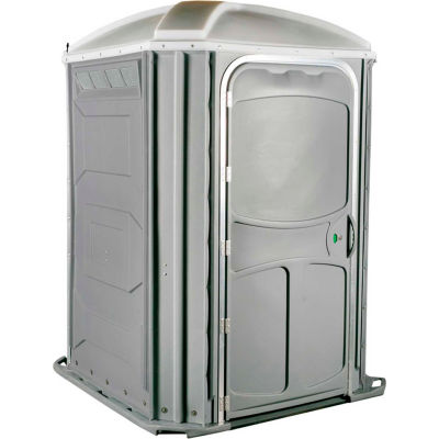 PolyJohn® Comfort XL Wheel Chair Accessible Portable Restroom Pewter - PH03-1005