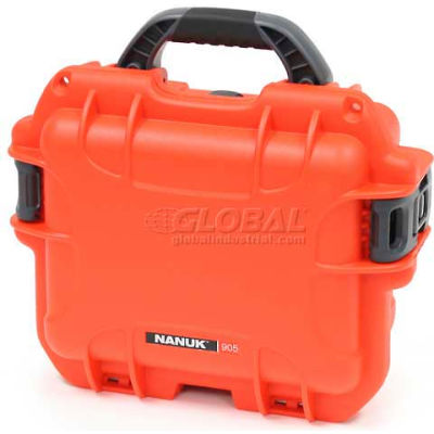 Nanuk 905 Case, 12-1/2"L x 10"W x 6"H, Orange