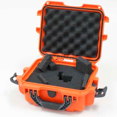 Nanuk 905 Case w/Foam, 12-1/2"L x 10"W x 6"H, Orange