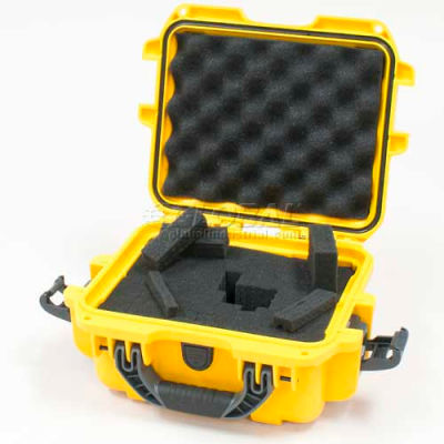 Nanuk 905 Case w/Foam, 12-1/2"L x 10"W x 6"H, Yellow