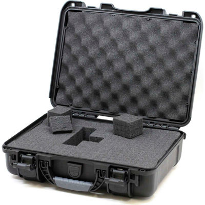 Nanuk 910-1001 910 Case w/Foam, 14.3"L x 11.11"W x 4.7"H, Black