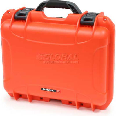 Nanuk 920 Case, 16-11/16"L x 13-3/8"W x 6-13/16"H, Orange